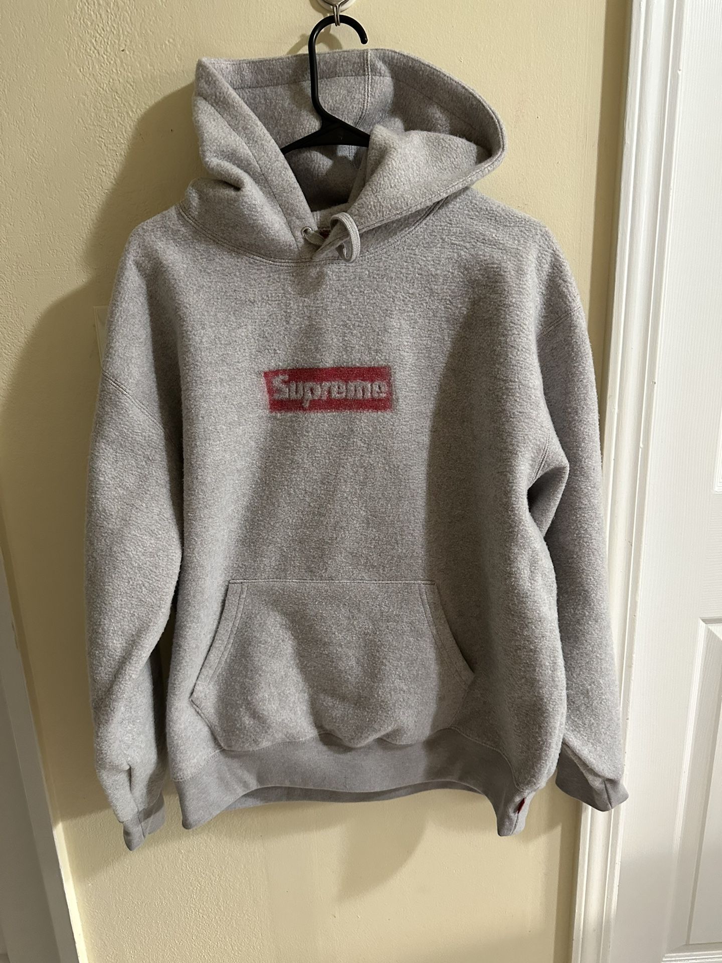 Supreme Inside Out Box Logo Hooded Sweatshirt Heather Grey for Sale in  Colma, CA - OfferUp