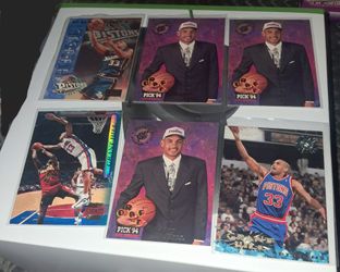 Grant Hill Detroit Pistons Basketball Card Lot