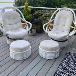 Rattan Retro Chairs