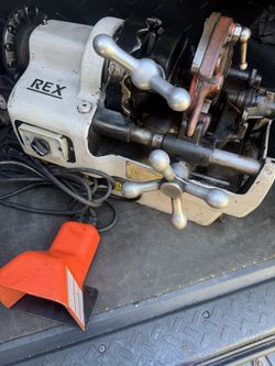 Rex 2” Pipe Threading Machine Good Condition. Pipe Threader Machine