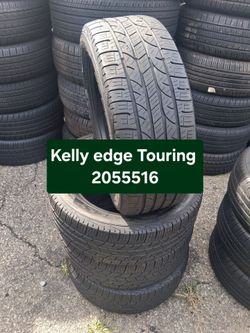 4 used Kelly Edge Touring 205/55/16 Tires
