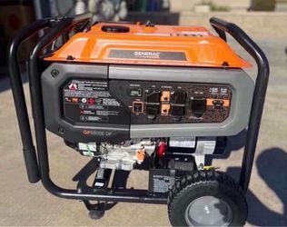 Generac dual fuel generator 8150/6500 watts