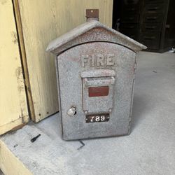 Antique Fire Pull Station