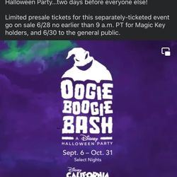 Disneyland Oogie Boogie Bash 2024 