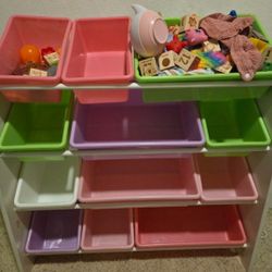 Toy Organizer With 12 Bins 