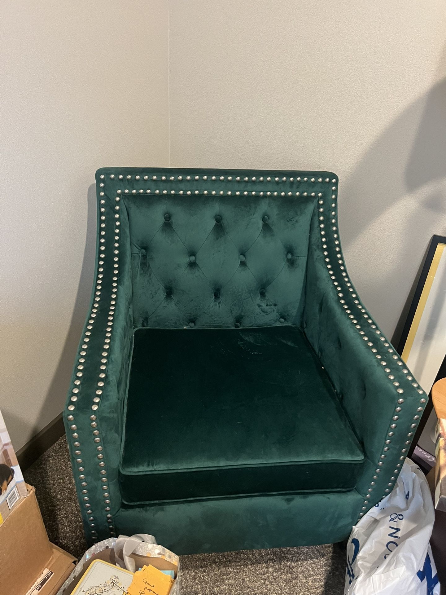 Armchair Emerald Green