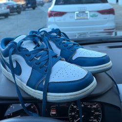Jordan 1 Low top Blue And White
