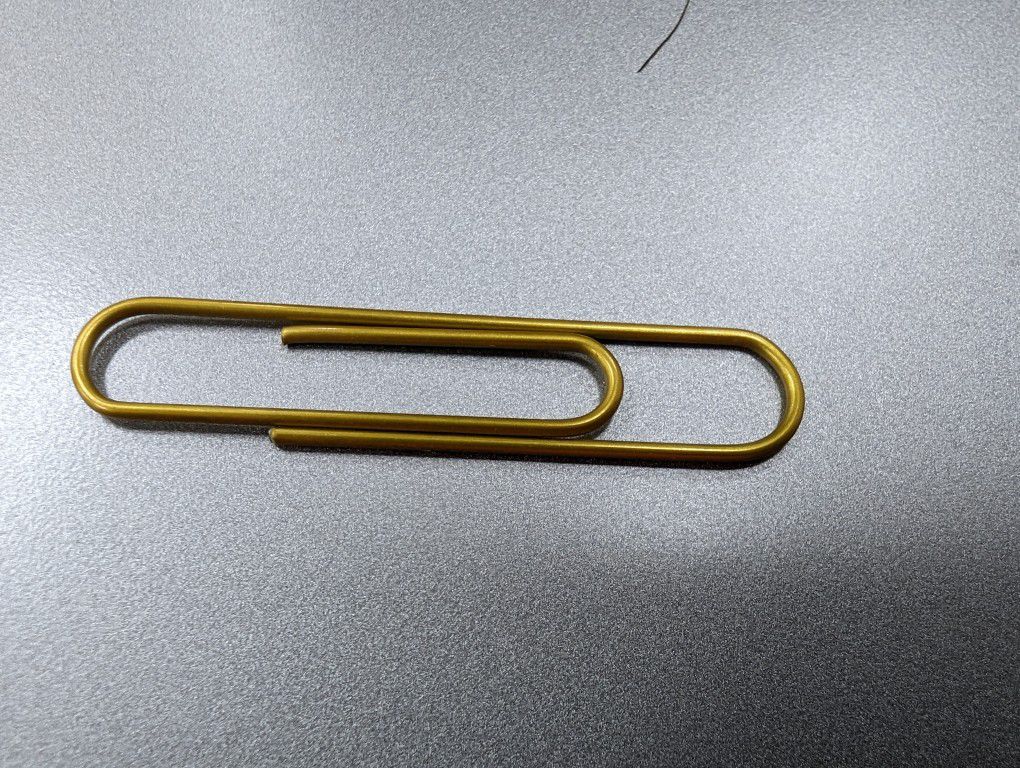 Golden Paperclip For Trade