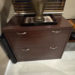 Lateral File Cabinet And Credenza (2 Pieces)