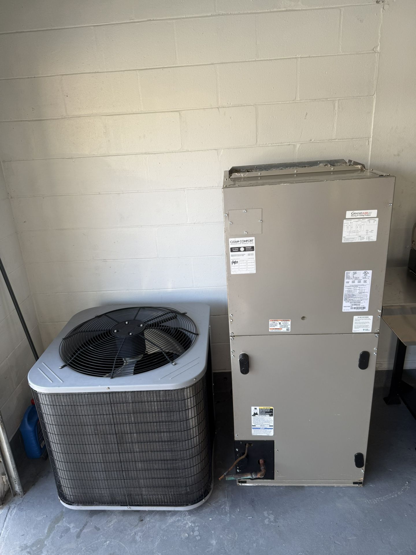 Condenser And Air Handler