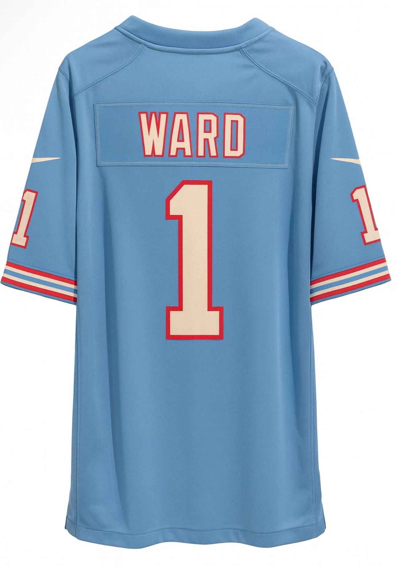 Cam Ward Tennessee Titans Nike Alternate Game Jersey Light Blue Large NEW