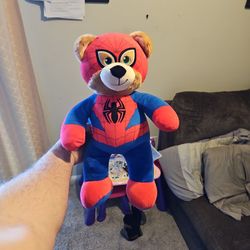 Spiderman teddy Bear(from Build A Bear)