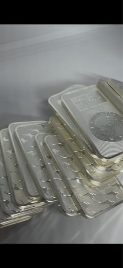 Perth mint kangaroo bars 1oz silver