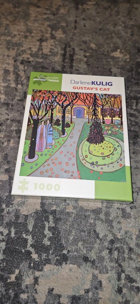 Gustav's Cat by Darlene Kulig 1000pc Jigsaw Puzzle 25"x25" Brand New & Sealed!!!