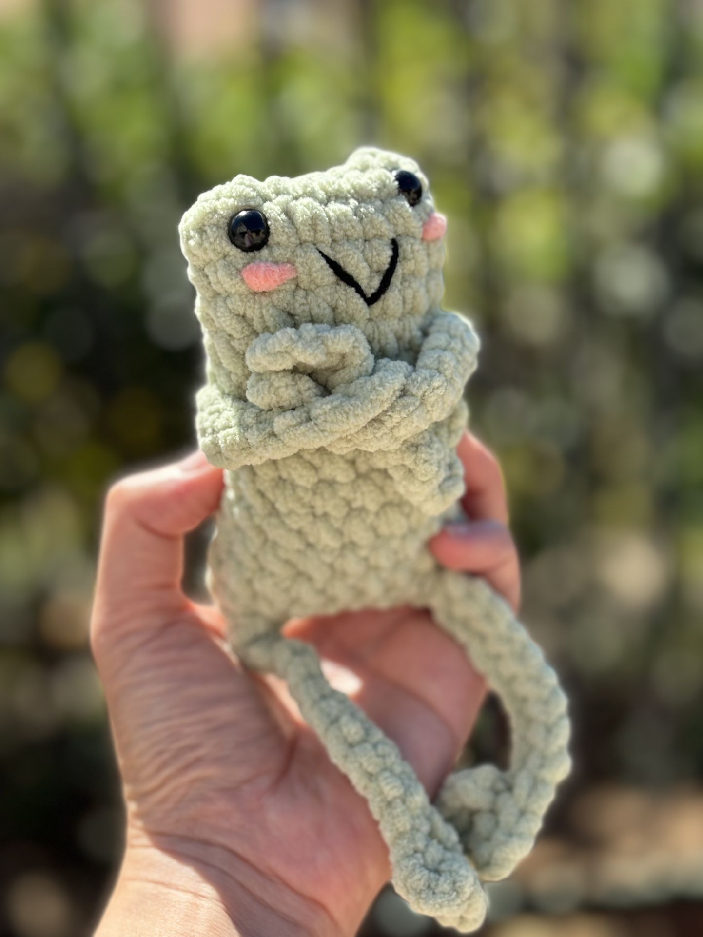 Green Leggy Frog $10 Each Handmade 🧶 Crochet 