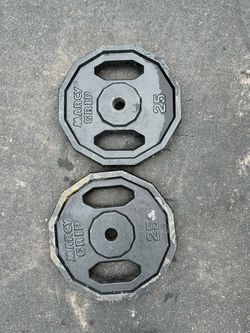 25lb 1in standard weight plate set