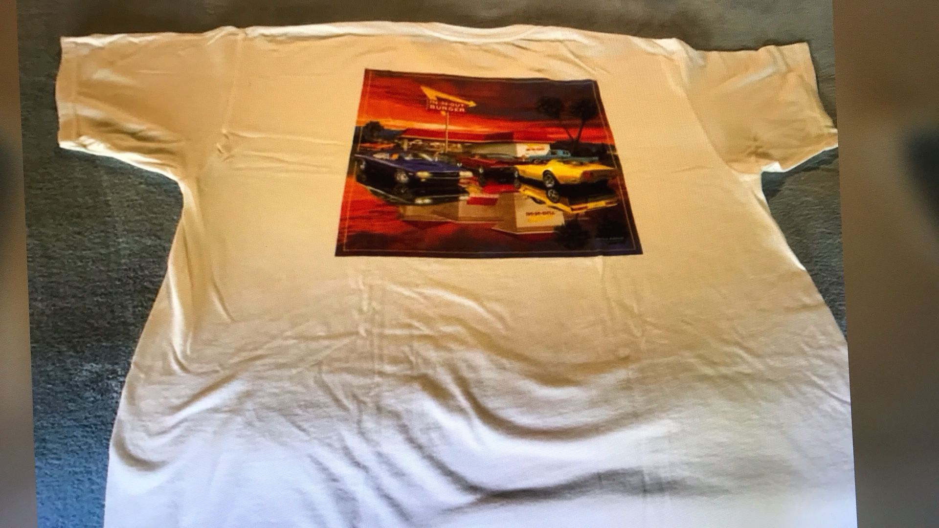 XXL In -N Out Burger Shirt & XL