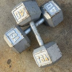 40 pound dumbbell