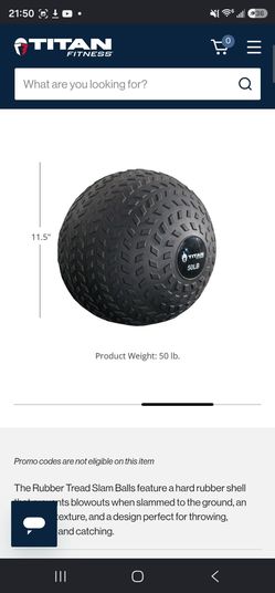 Titan fitness 50lb slamball