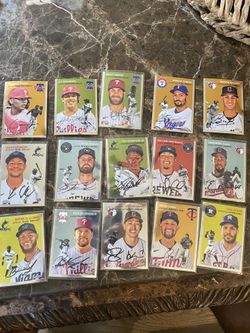 Signed Baseball Cards