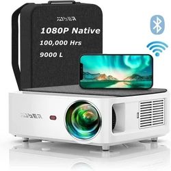 Yaber WiFi Bluetooth Projector -1080P HD with PPT Presentation Compatible with Android/iOS