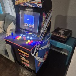 🔥 Arcade1Up Upgraded Asteroids Cabinet – 12,000+ Games w/ Riser! 🔥