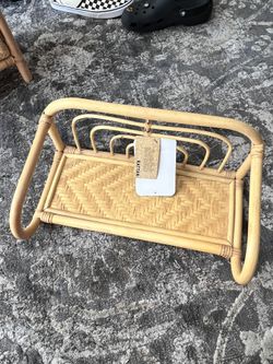 Rattan Wall Shelf