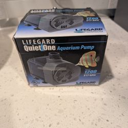 Quiet One 1200 Pro Series submersible aquarium pump

Used for only hours

Powerful, energy-efficient, and versatile aquarium pump designed for both dr