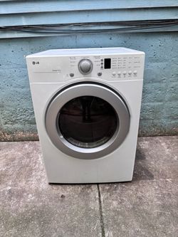LG Sensor Dry Front-Load Dryer White