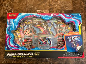 Pokémon Mega Greninja ex Premium Collection Box – Factory Sealed – 8 Booster Packs