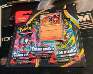 Pokemon Chaos Rising 3-Pack Blister - Chameleon Promo