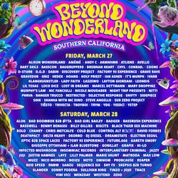 Beyond Wonderland Saturday Ga