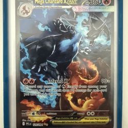 Mega Charizard X Ex 2025 Pokemon Phantasmal Flames #125 SIR