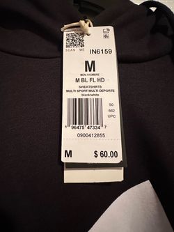 Adidas black polyester hoodie