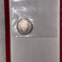 1910 Silver Barber Dime