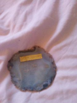 CUT AND POLISHED AGATE SLAB