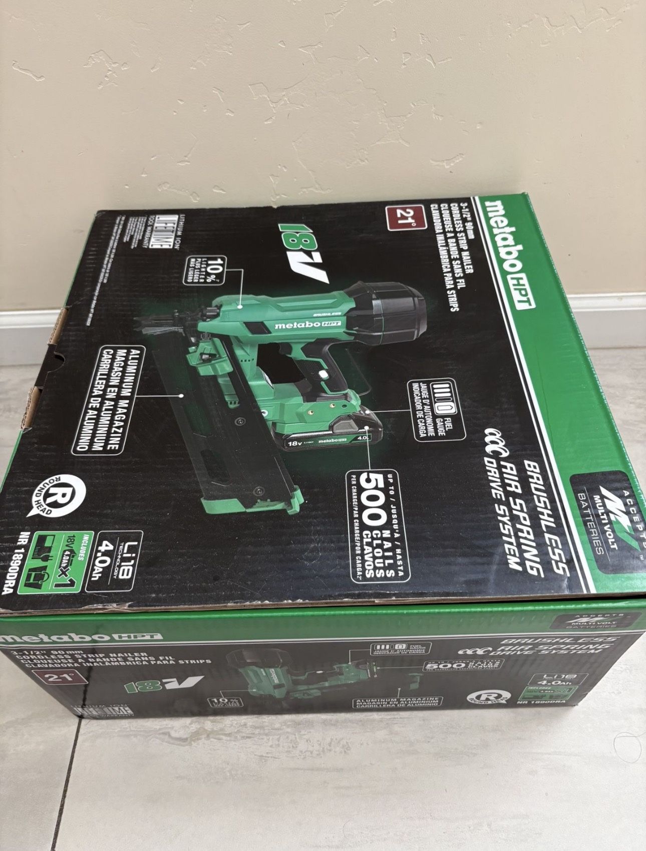 Metabo Cordless Framing Nailer