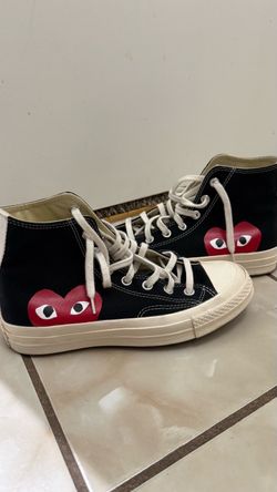 Comme des Garçons PLAY × Converse Chuck 70 High 'Black' 2023
