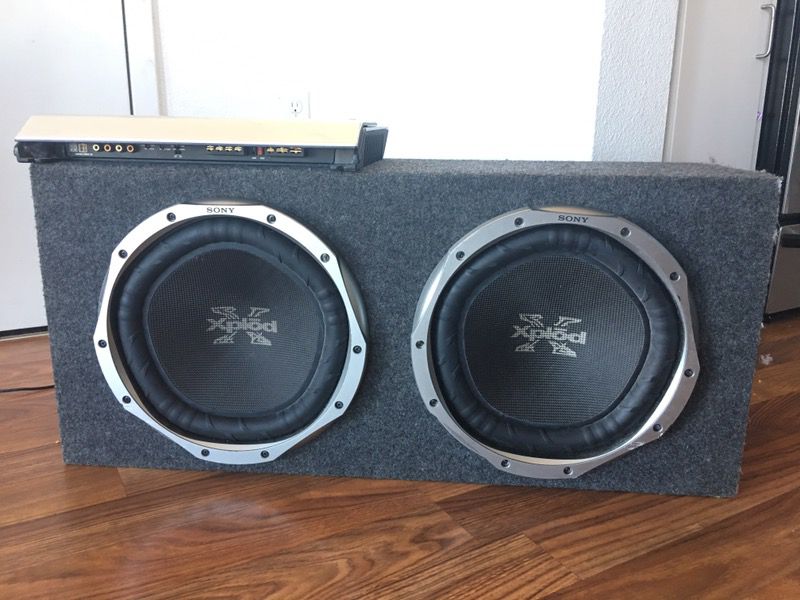 Subwoofer 2 12s with amp