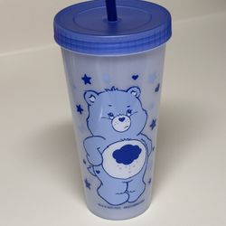 Blue Care Bears liquid changing cup