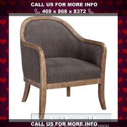 IN STOCK Engineer Brown Accent Chair