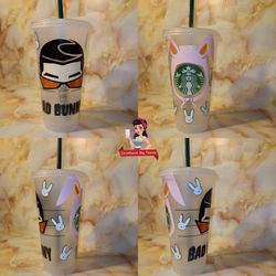 Bad Bunny Starbucks Cup
