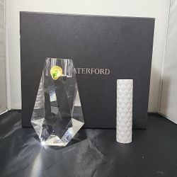WATERFORD CRYSTAL GLACIA CANDLE HOLDER  # 161035 NIB (RS)