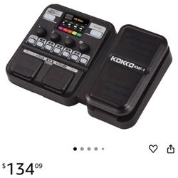 Guitar Multi Effects Pedal with 10-59 Presets 6 Drum Machines and Looper 40 Different Rhythms