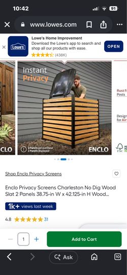 Privacy panel fence