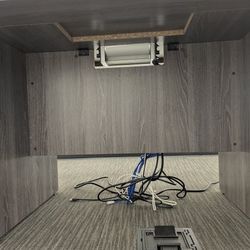 Office Table With Built In Power/USB/Data Ports
