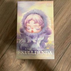 SKULLPANDA L'impressionnisme Series Plush Doll Teakwood