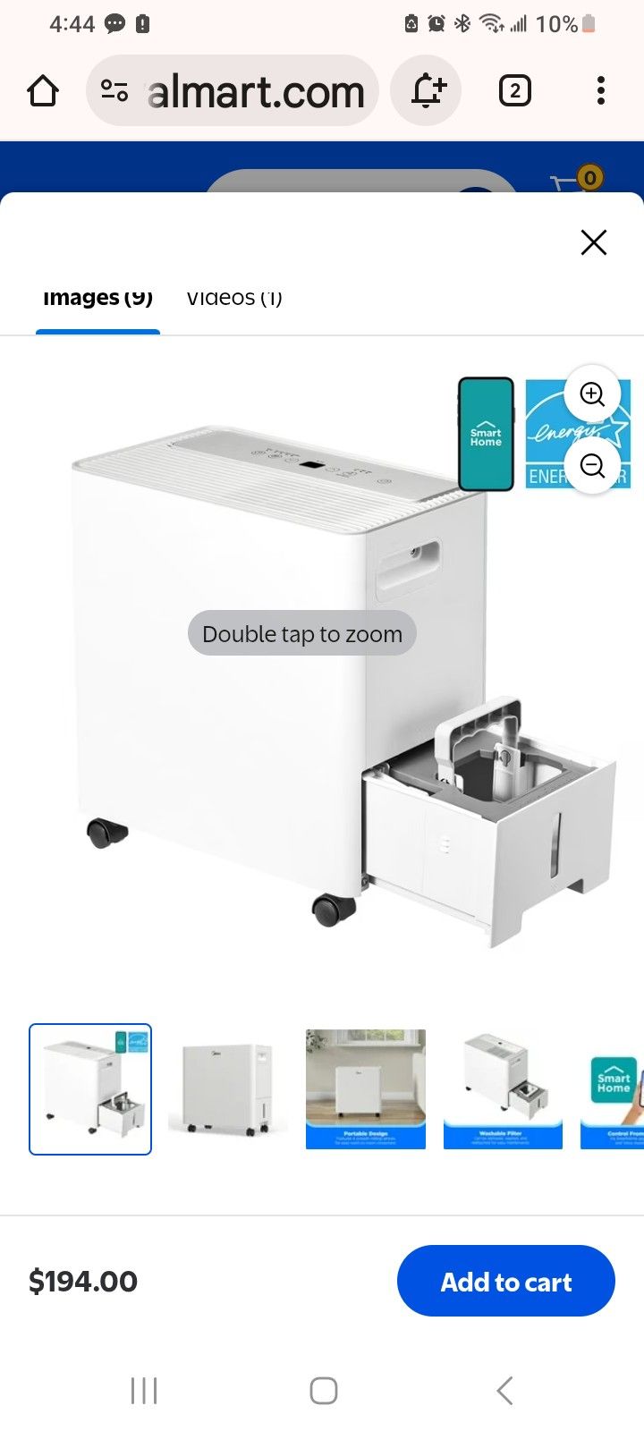 MIDEA DEHUMIDIFIER 1 YEAR OLD CLEAN