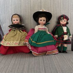 Madame Alexander International Dolls (Swedish, Italian, Irish)