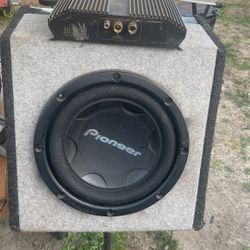 Amp Earthquike 1000wtts Speaker Pioneer 12inchs